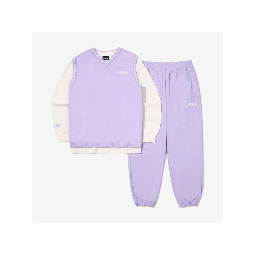 

[fila Kids] Комплект из 3-х тканых жилетов, верх и низ Fk2fsg3101x Plv q0zFk2fsg3101xPlv PALELAVENDER/110