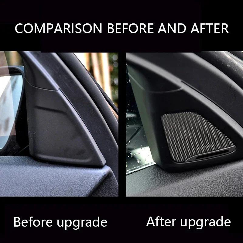 Car Front Door Tweeter Speaker Cover For Bmw F10 F11 5 Series 2011-2017 520 523 525 528 Treble Horn Loudspeaker Frame Audio 65139184794