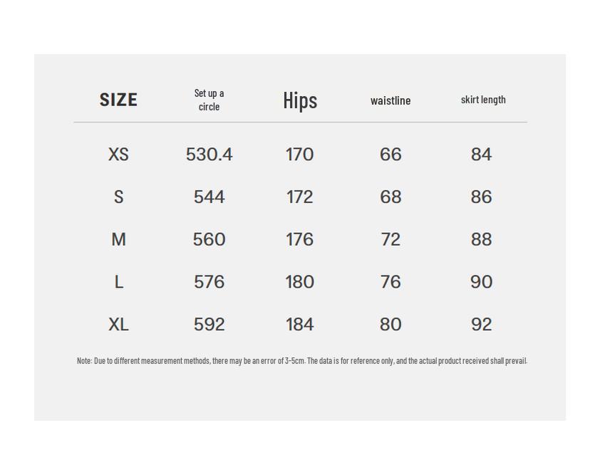 LESS 2024 Autumn Loose A-Line Long Skirt