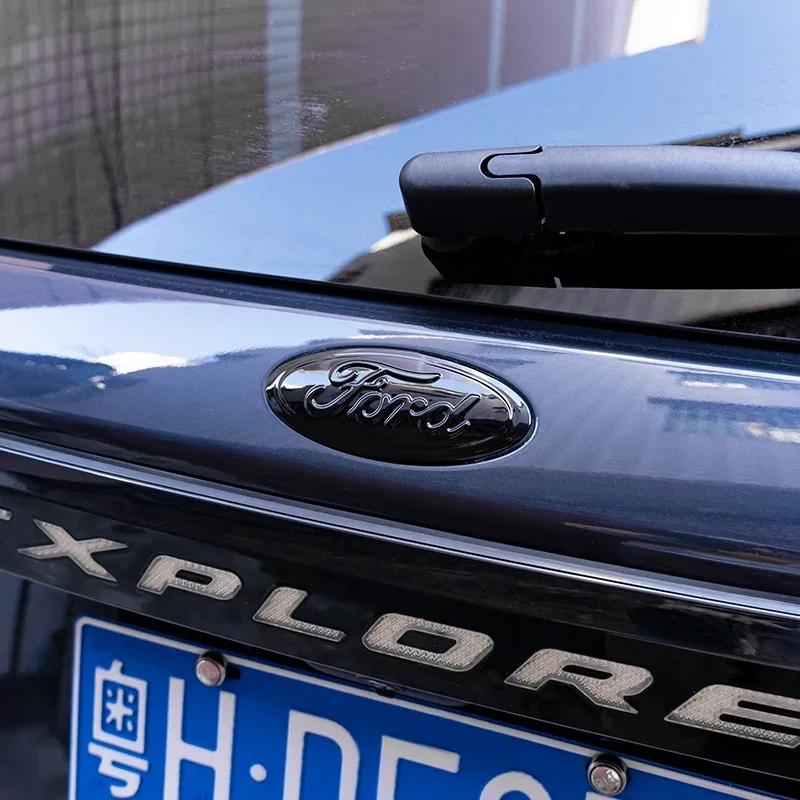 Auto Sticker Voor Achter Embleem voor Ford Edge STline Kuga Focus Hatchback Sedan Mondeo Taurus Escort Auto Badge Stuurwielhoes