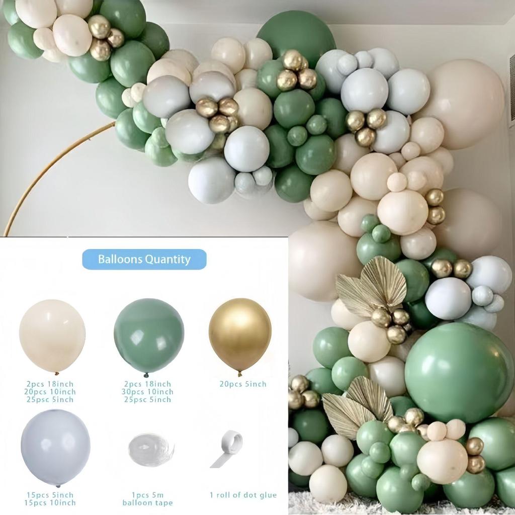 Ballonkettenset für Geburtstags-, Hochzeits- und Veranstaltungsdekorationen