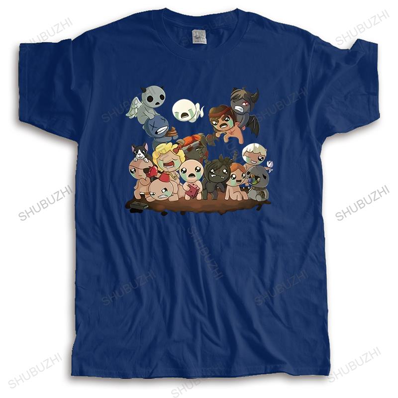 Nyinkommen herr mode t-shirt rund hals t-shirts sommar Camisetas Masculina The Binding of Isaac många färger toppar lös stil