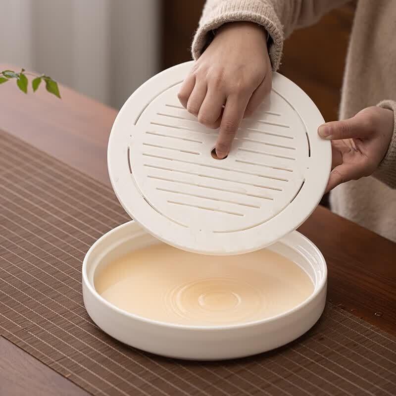 Mutton-fat Jade White Porcelain Kung Fu Tea Set
