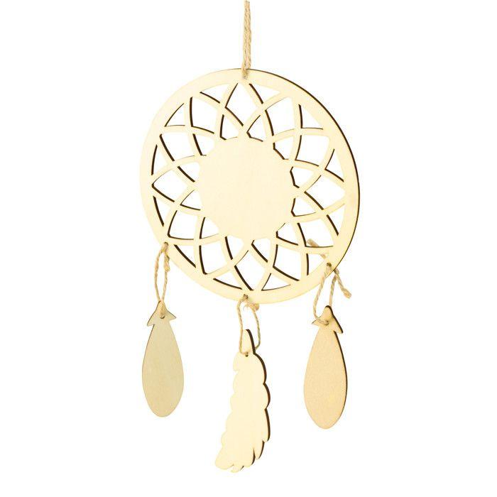 Attrape-rêves en bois 12,5 cm