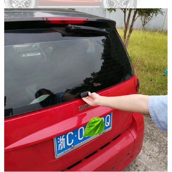 Dla starego Smarta fortwo 451 tylny zderzak samochodowy bagażnik tylna klamka naklejka gałka pomocnicza dekoracja zewnętrzna akcesoria samochodowe