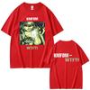 T-shirt Uomo Donna Stampa Grafica WTF Rock Band KMFDM Edizione Limitata Estiva Vintage Gotico Punk Casual Cotone Puro