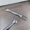 2pcs Stainless Steel Fruit Slicers Fork Easy Durable Convenient 2-in-1 Stainless Steel Fruit Slicers
