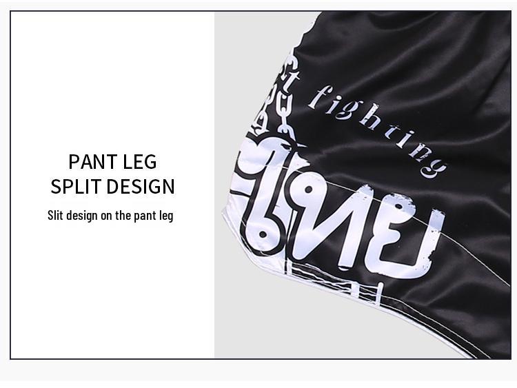 Dětská tréninková souprava Wushu & Muay Thai - Prodyšné, zářivé boxerské šortky