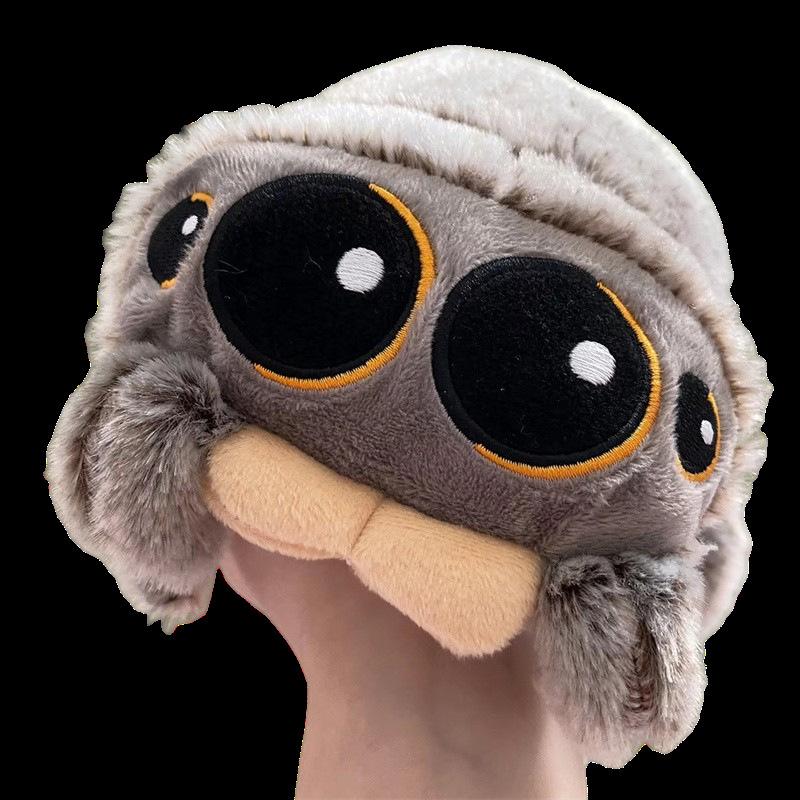 Cuddly Little Spider Lucas Stuffed Plush Puppet Perfect Gift for Children Cute Decor for Bedroom Collectible Hobby Plush Doll Toy 18cm
