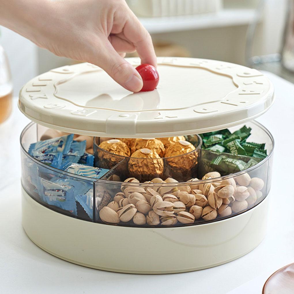 ABS Elegant Fruit Plate With Lid Dustproof And Moisture-proof Kitchen Accessory Kitchen Fruit Bowls