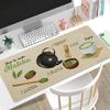 Green Matcha Mouse Pad Gaming XL New HD Mousepad XXL Desk Mats Carpet Natural Rubber Office Computer Mouse Mat Desktop Mouse Pad