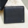 Slim Wallet Black Imported Leather Interior Check Point Dbwa4f854bk
