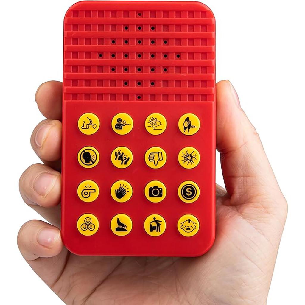 16 Button Voice Sound Box Prank And Funny Sound Generator Music Squeeze Box Toy Atmosphere Sound Generator