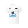 Li Ning T Shirts Unisex White Crew Neck AHSVE61-2T