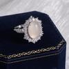 Autumn Water: Elegant White Dove Ring - Niche Design In New Chinese Style for Women, Exuding Light Luxury and Sophisticated Charm