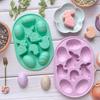 Bunny Easter Egg Mold Egg Shaped Chocolate Mold DIY Cookies Mold  Easter