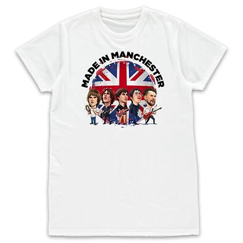 Made In Manchester Adult Music T-Shirt tshirt tee Sizes S-3XL Liam Noel etc S