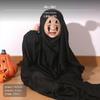 Halloween Kinder NoFace Kostüm Set, Eltern-Kind Cosplay Umhang, Geister Outfit Schwarz Kind