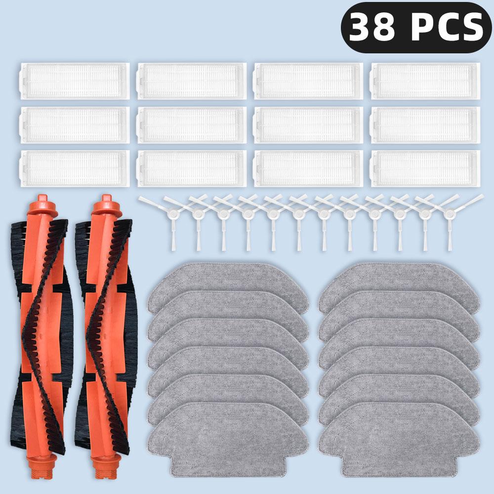 Compatible For Xiaomi Robot Vacuum T12 / S12 / S10 B106GL Spare Parts Filter Main Side Brush  Mop Cloth Accessories Consumables