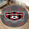 FC Spartak Trnava Round Area Rug,Carpet Rug for Living Room Bedroom Sofa Playroom Decor,Non-slip Floor Mat
