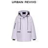 Women's Casual Colorblock Hooded Down Jacket