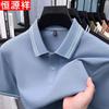 Hengyuanxiang Men's Mercerized Cotton Polo Shirt