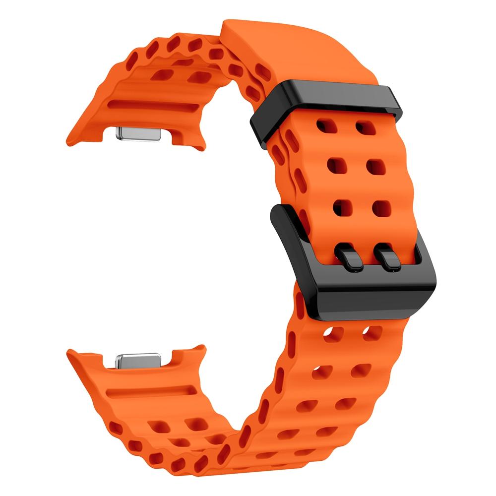 Silicone Marine Band For Samsung Galaxy Watch 8 Classic 46mm Sports Strap For Samsung Watch 8 44mm 40mm Bracelet Watchbands