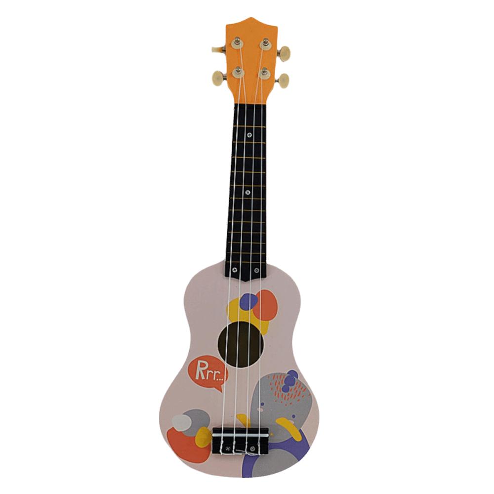21 Inch Ukulele 4 Strings Beginner Ukulele Gifts Mini Guitarra  Musical Awakening розовый