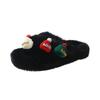 Christmas Elk Cotton Slippers For Women New Halloween Bedroom Soft Winter Indoor Shoes Warm Closed Toe Plush Cotton Slippers