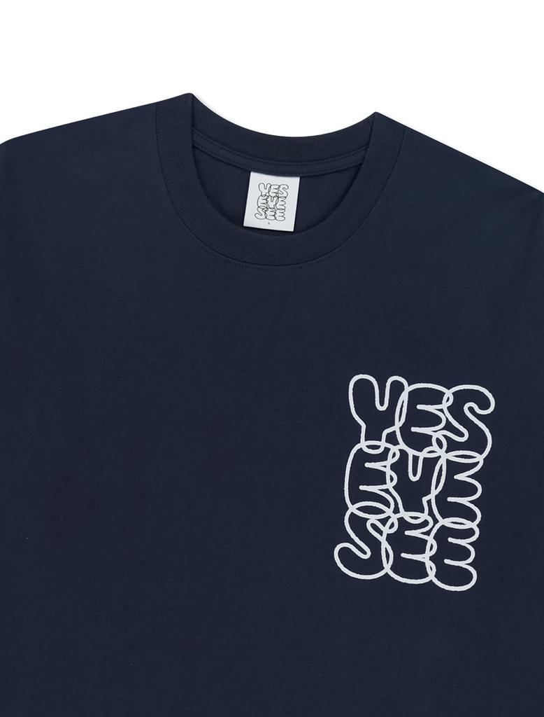 YESEYESEE C-Logo L/S Navy