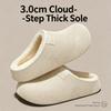 3.0cm Thick Sole Winter Warm Clogs Women Men Plush Lined Non-Slip Waterproof Mesh EVA Indoor Outdoor Casual House Shoes