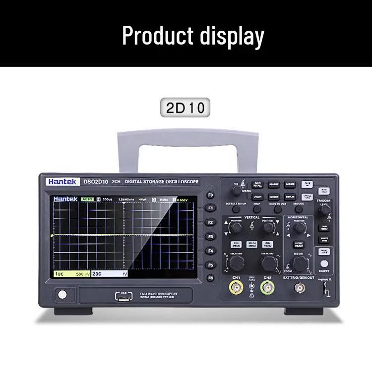 Hantek DSO2C10/DSO2D15 Dual-Channel Digital Storage Oscilloscope, 100MHz