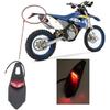 Motorcycle Dirt Bike Rear Fender Brake Stop TailLight Motocross Enduro Mudguards 12 LED Tail Light