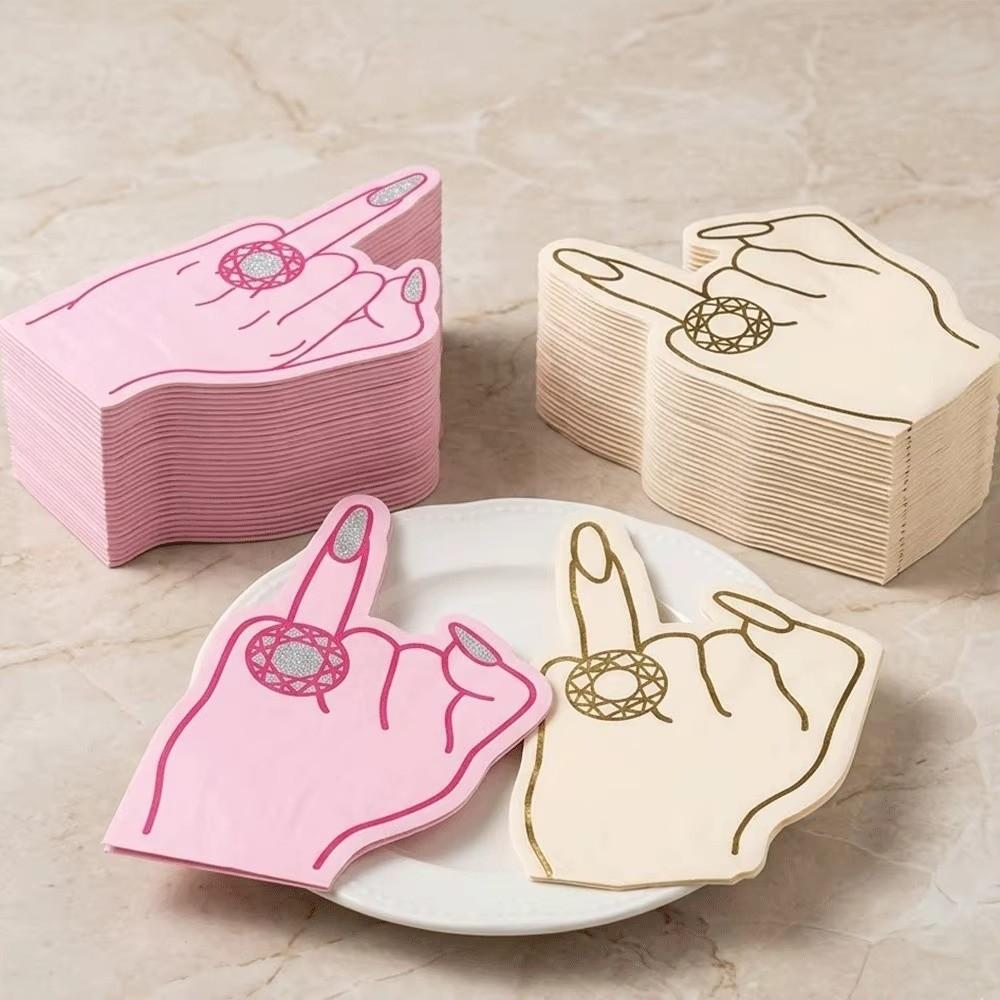 20pcs Disposable Bachelorette Party Napkins Eco-friendly Cocktail Napkins  Engagement Party