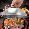 Teppanyaki Dome - Domed Lid for Griddle Burgers - Heat-Resistant Round Flat Top Steaming Lid for Steak Grilling, Teppanyaki, and BBQ Cooking