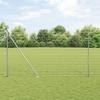 VidaXL Euro Fence with 7 Anchor Posts 1.6x10 M Galvanized Steel 3350739