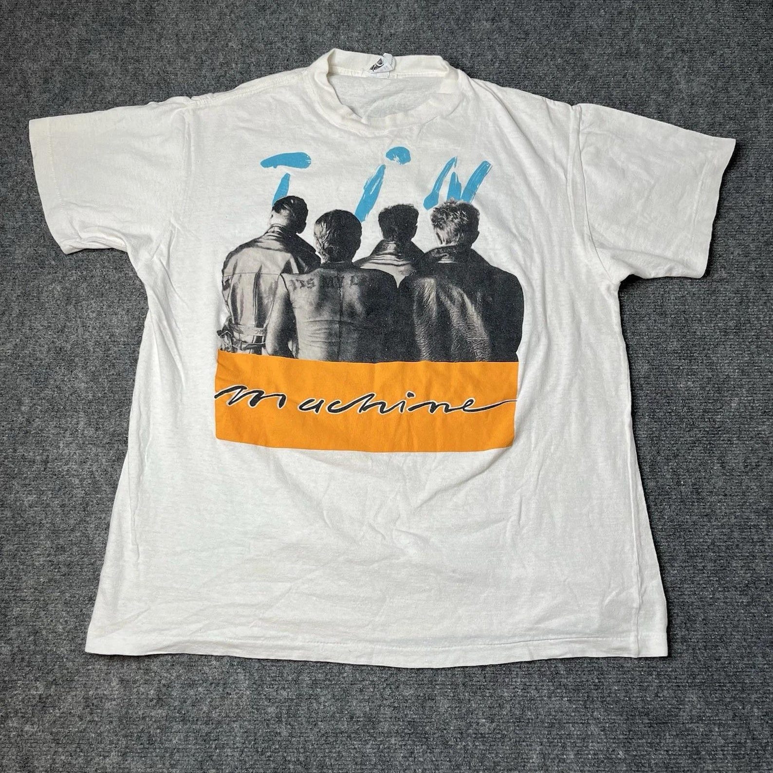 Vtg Tin Machine David Bowie Concert Tour T-Shirt Mens 2XL