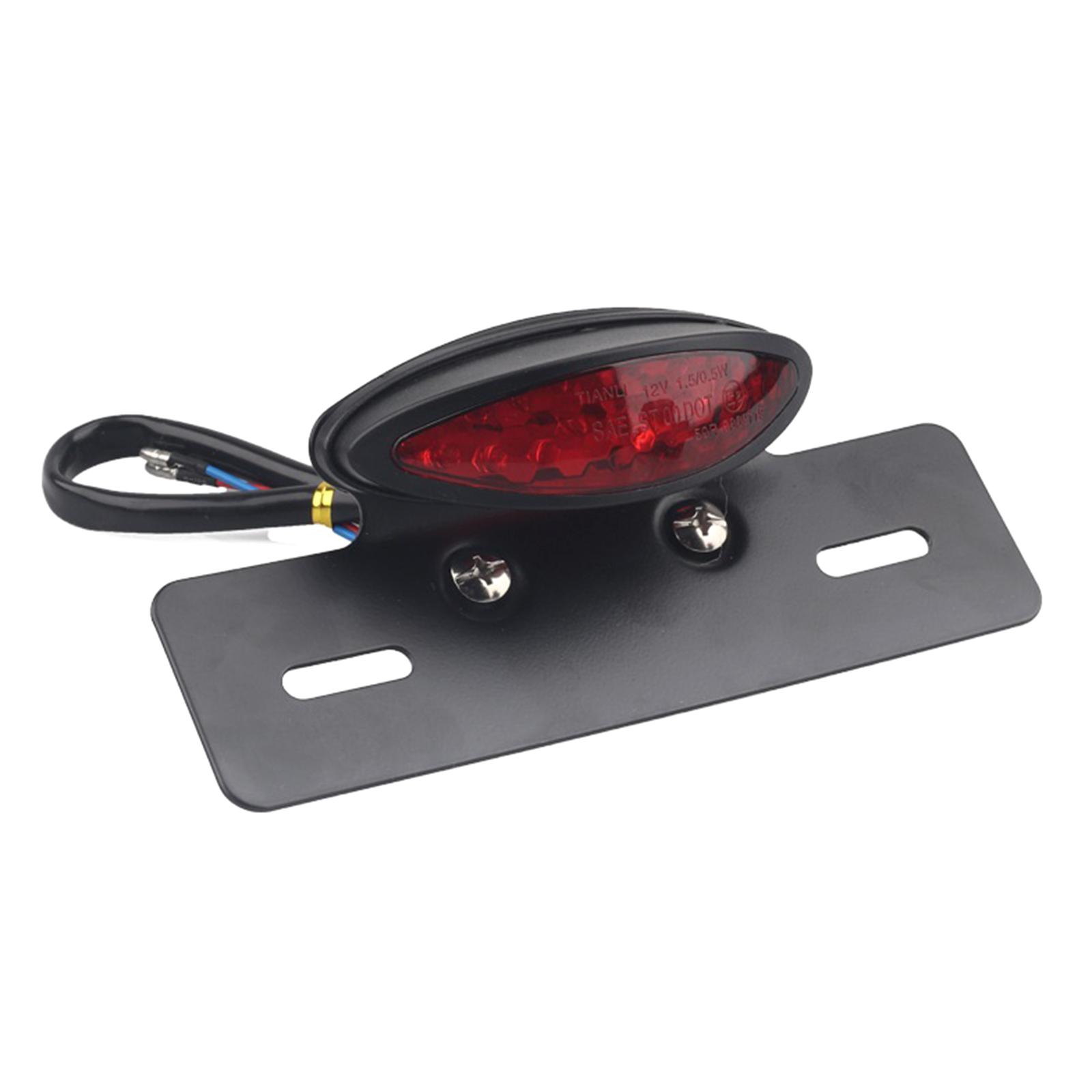 

Светодиодный задний фонарь, светодиодный стоп-сигнал, задний фонарь, низкопрофильные дымчатые задние фонари для мотоцикла, квадроцикла, скутера красный