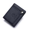 Anti-theft Bag, Genuine Leather Vertical Wallet with Multiple Slots, Men's Short Wallet