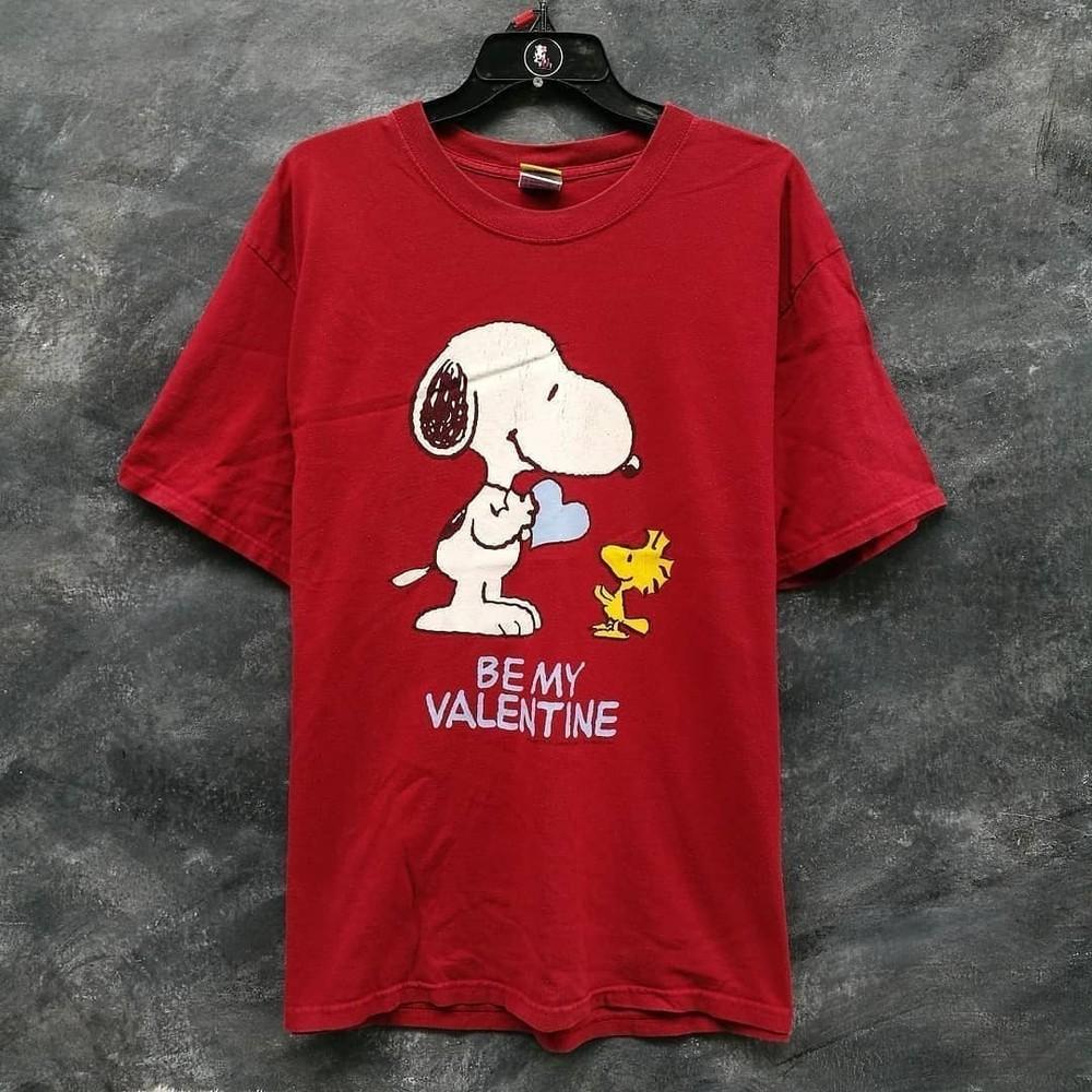 SN00PY Valentine#039;s Day #034;Be My Valentine#034; Retro Cartoon Unisex TShirt S5XL Unisex T-Shirt XXL