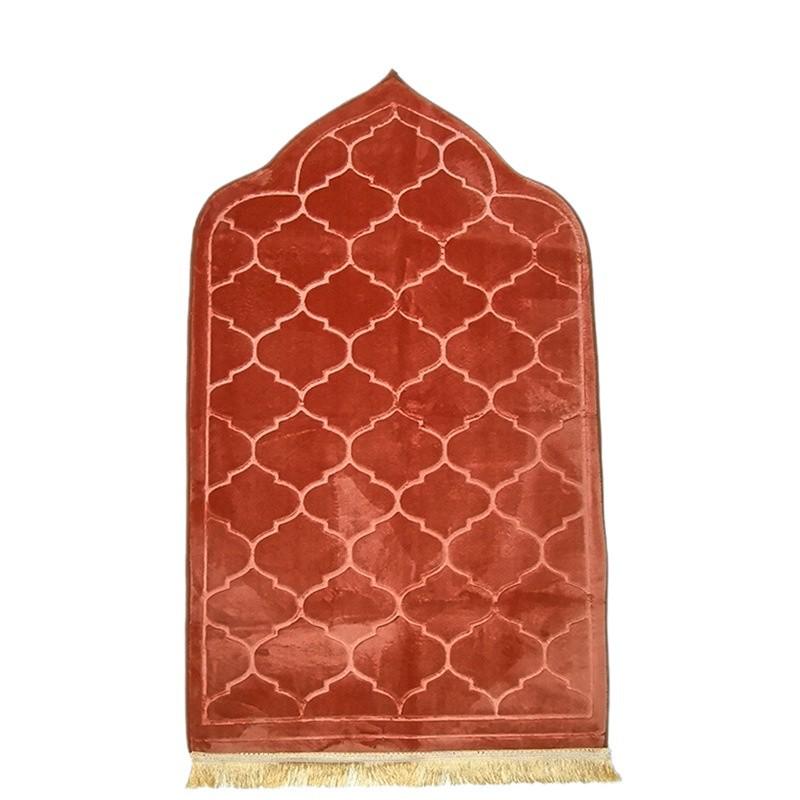 Irregular Embossed Flannel Prayer Mat - Thickened Short Pile Sponge Carpet