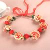 Flower Headband Nice Looking Adjustable Artificial Women Girl Flower Wreath Crown for Wedding