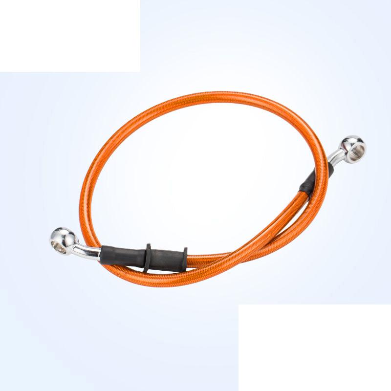 

Lengh 400mm-1500mm Hydraulic Brake Hose Universal Brake Hose Line Steel Brake Cable Banjo Head Both Sides 28 ° For Motorcycle 40CM помаранчевий