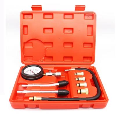 Professionelles Benzinmotor-Kompressionsprüfer-Kit 0-300 PSI Kraftstoffzylinder-Druckmessgerät Werkzeugsatz für Auto Motorräder