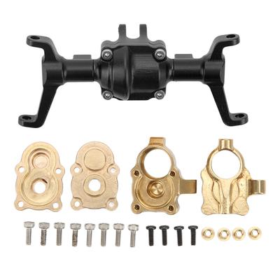 Front Axle Housing Steering Cup CNC RC Car Metal Front Axle Housing Set for FMS for Xiaoqi FCX24 1 24 Half RC Car