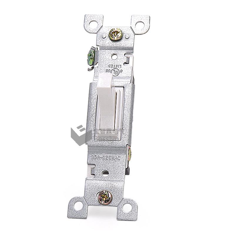 American Standard Single Control Rocker Light Switch for North & South America Household Wiring