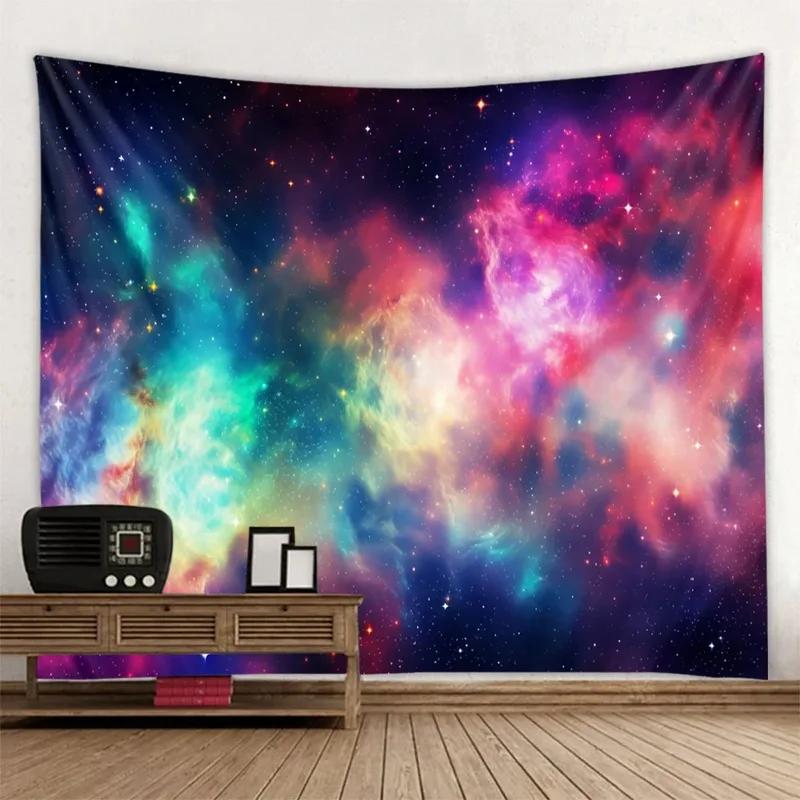 Cosmic Planet Night Sky Star Pattern Tapestry Home Wall Decoration Tapestry Bedroom Living Room Tapestry