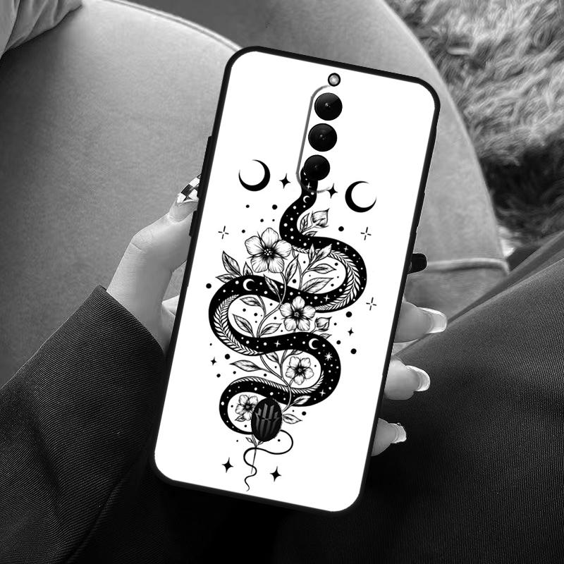 

Fashion Snake Flower Case For ZTE Nubia Red Magic 10 Air 8 8S 9 9S 10S 11 Pro Plus 5G 6R 7 6 7S 6S Pro Back Cover Red Magic 6R