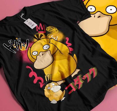 Anime Vintage T-Shirt Japan Geist Typ Element Silhouette Videospiel T-Shirt 153