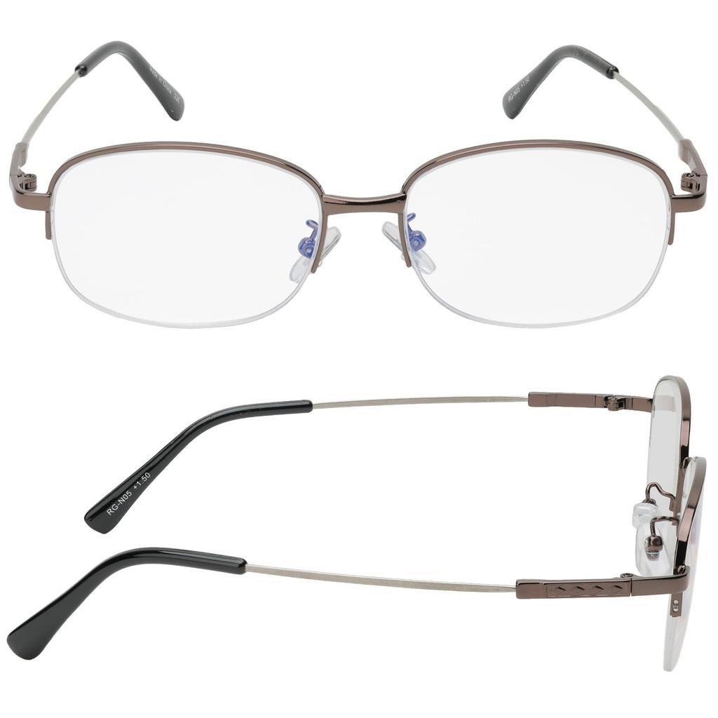 Electronic Stylish Reading Glasses with Copper Alloy Blue Light AR Coated Perfect Gift for Respect for the Aged Color Cannot Be [Hodogaya Sales] +3.0